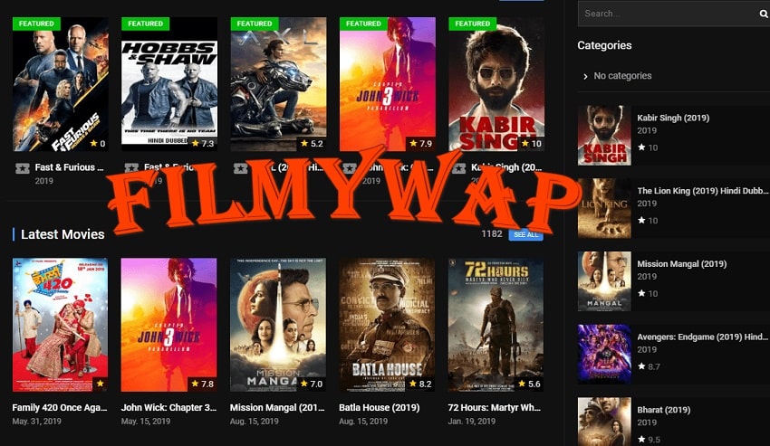 Filmywap in 2022 – Download Hollywood Bollywood Movies